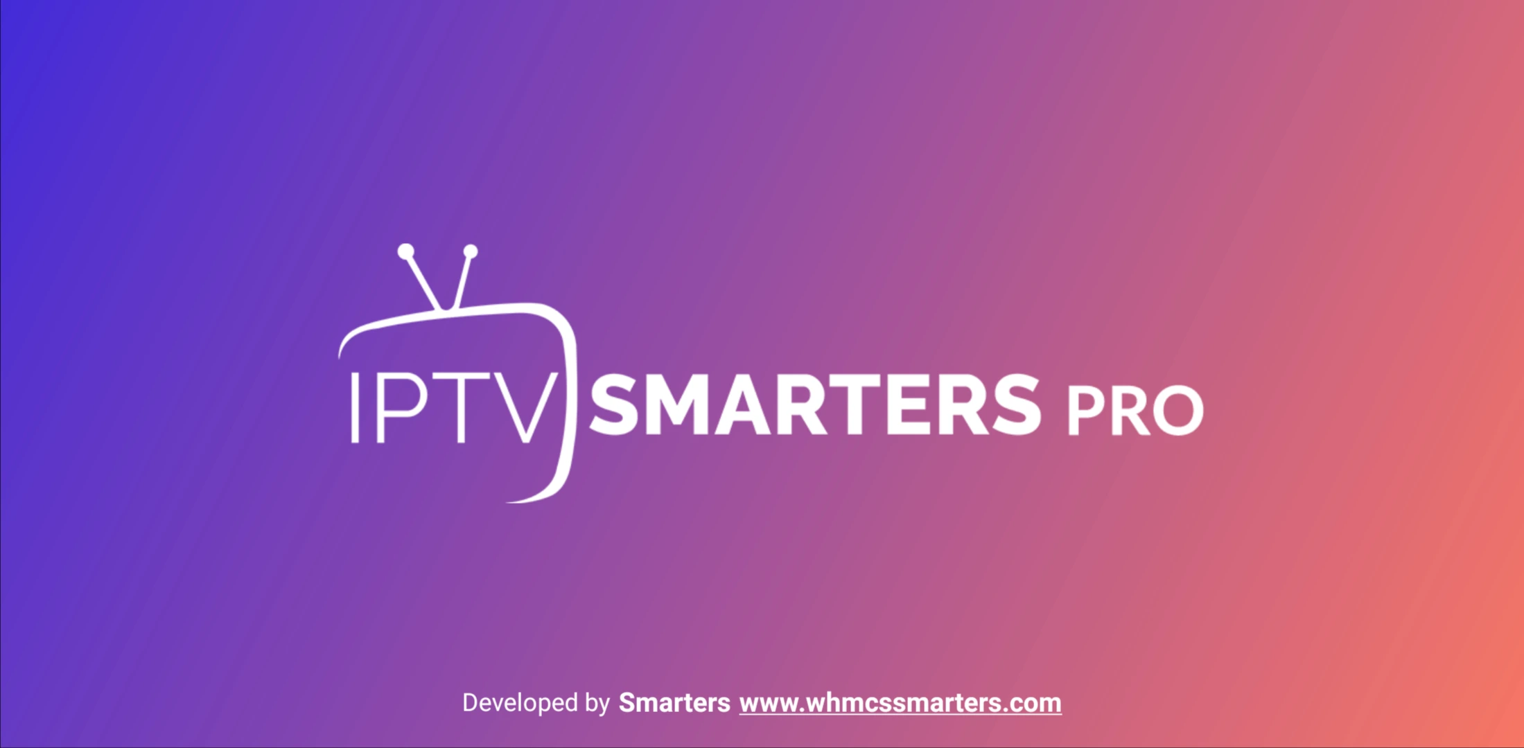 Écran d’accueil IPTV Smarters Pro (Android)